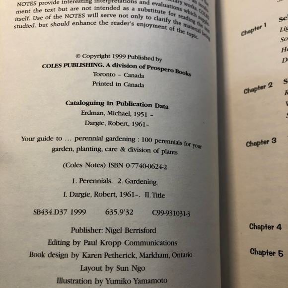 Gardening Magazines and Perennial Gardening Coles Notes - Picture 15 of 16